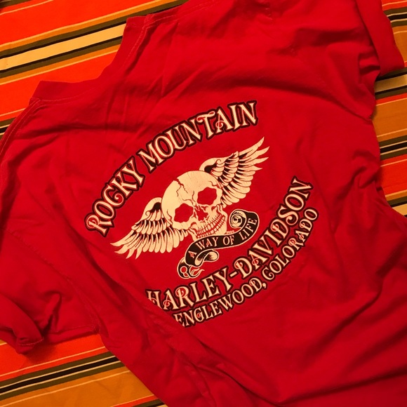 Harley-Davidson Other - ▪️ vintage // ‘89 Red Harley Davidson t-shirt ▪️
